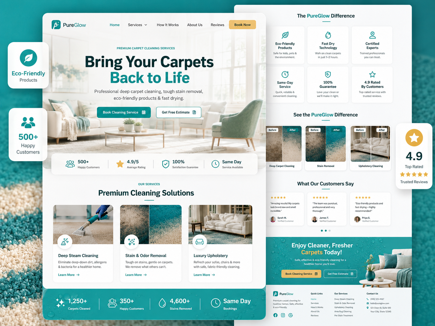 Carpet Cleaning GoHighLevel Funnel